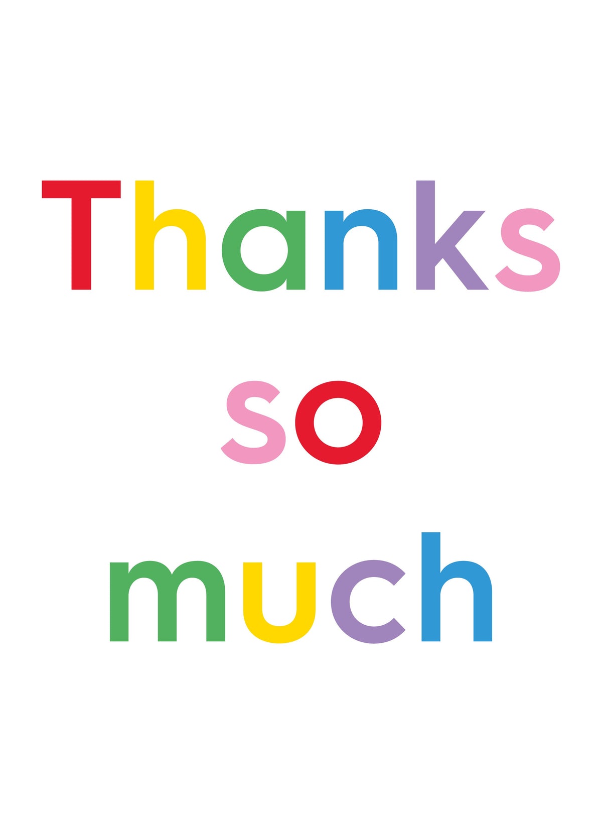 Thanks So Much Card