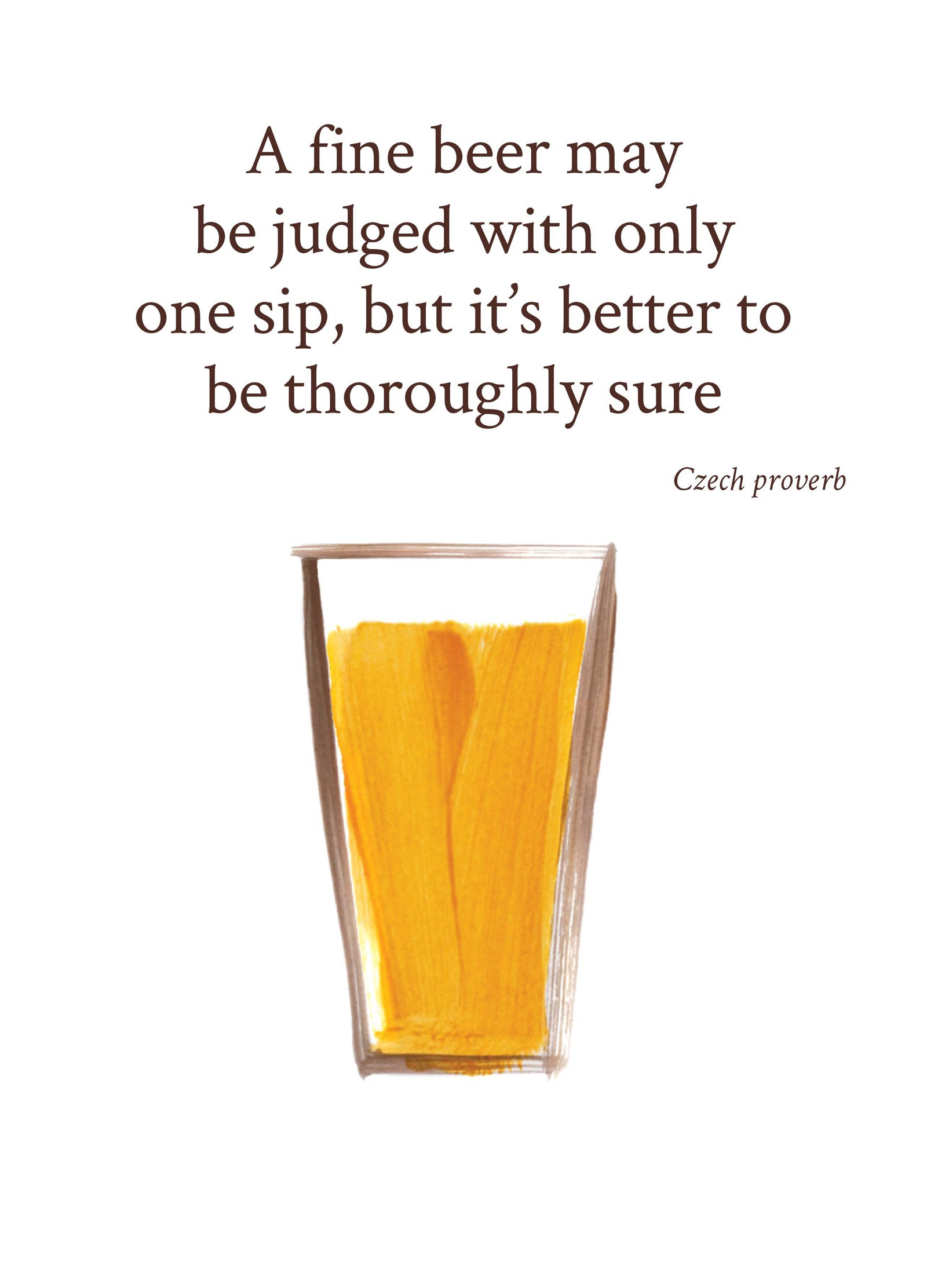 Fine Beer Card