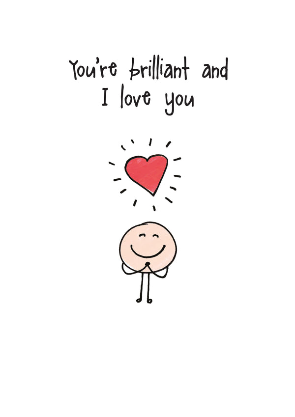 You're Brilliant Card