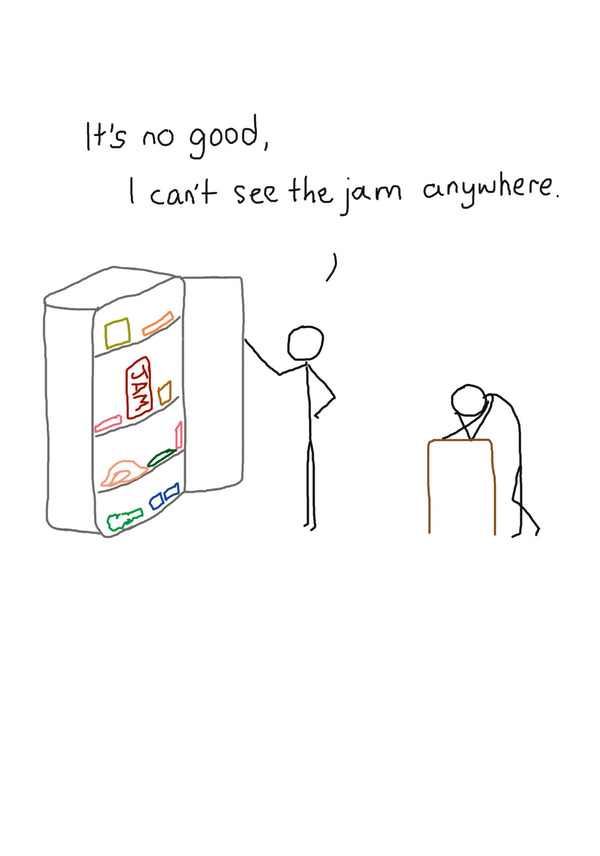 I Can't See The Jam Card