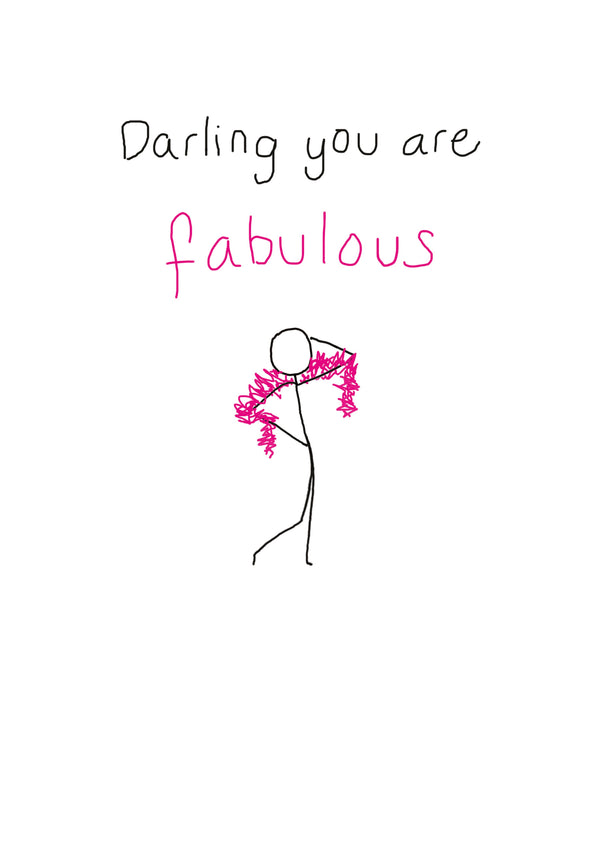 Darling You Are Fabulous Card