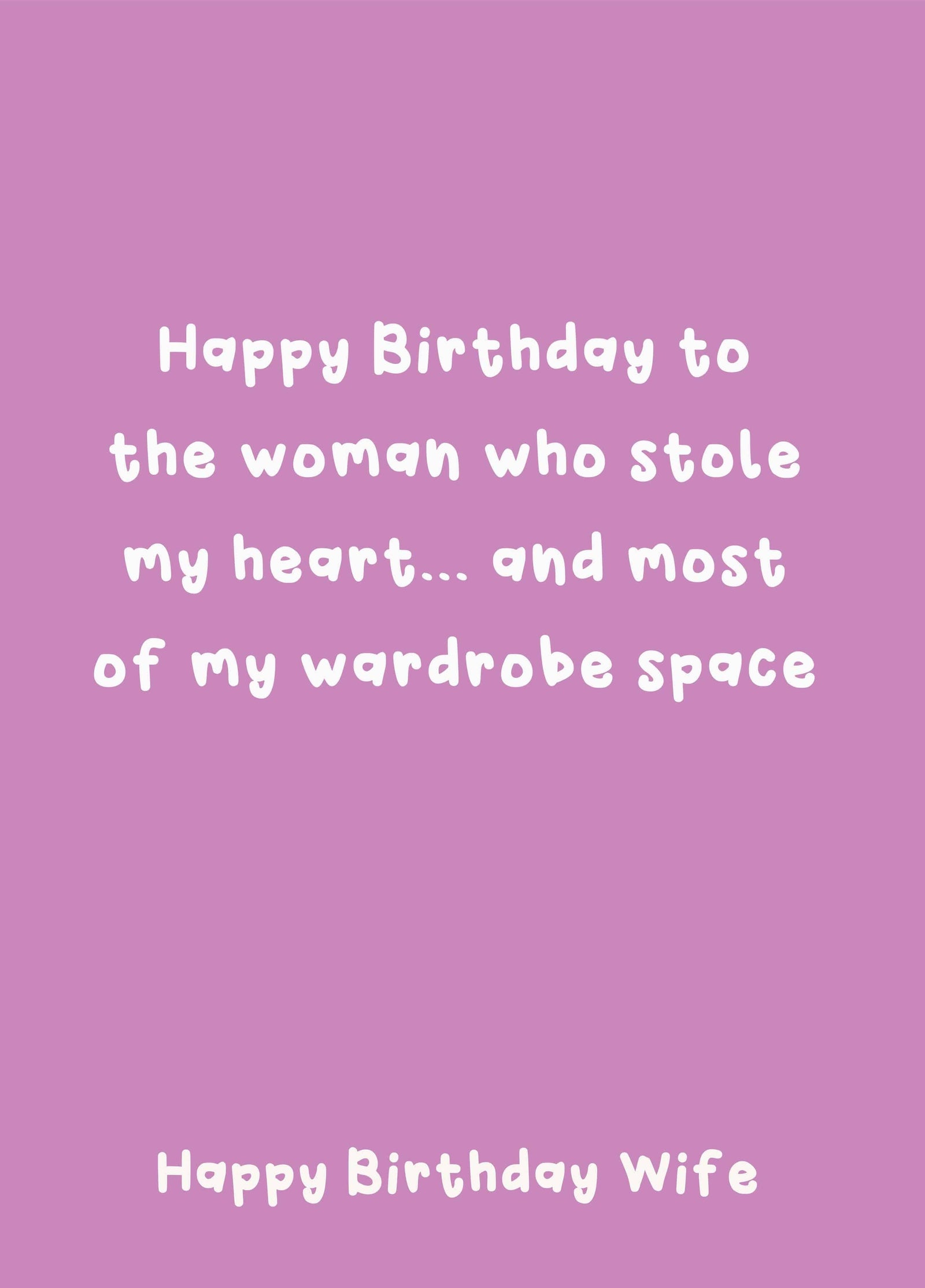 Happy Birthday Wife