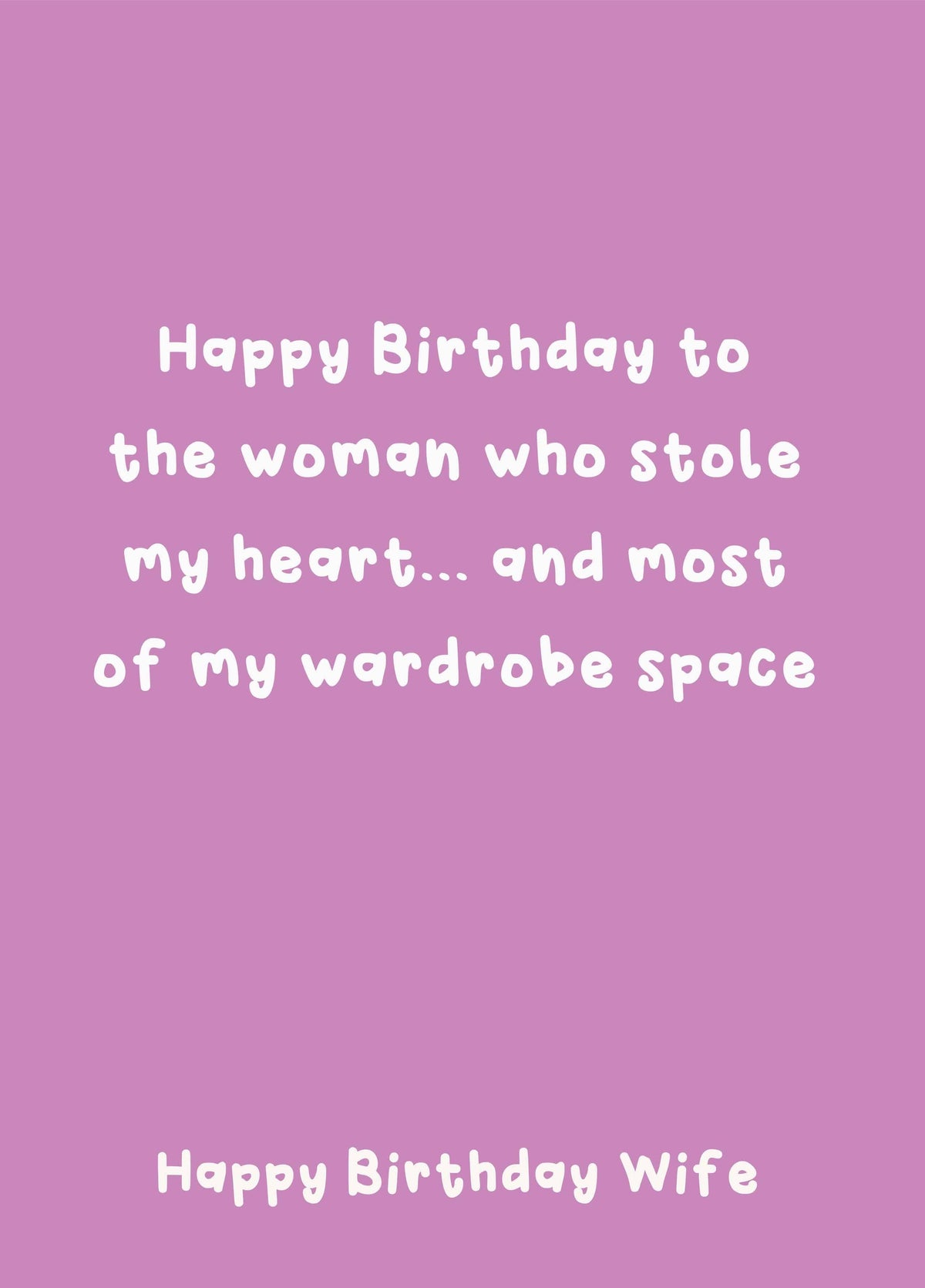 Happy Birthday Wife