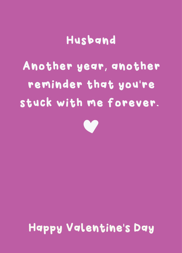 Happy Valentine's Day Husband