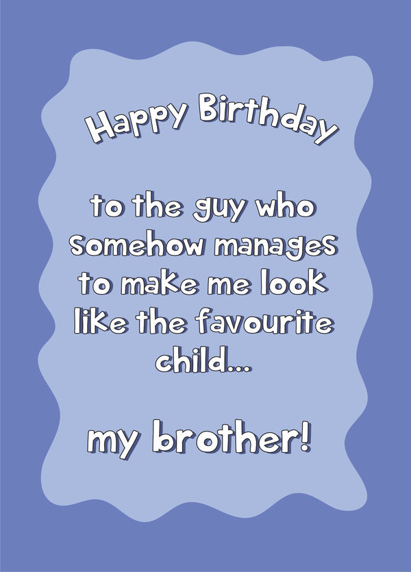 Happy Birthday Brother