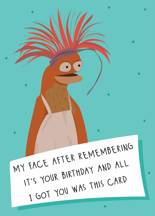 Pepe The Prawn - Funny Meme Birthday Card