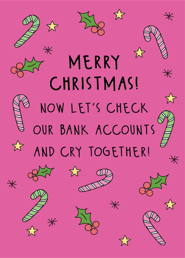 Let's Check Our Bank Accounts And Cry