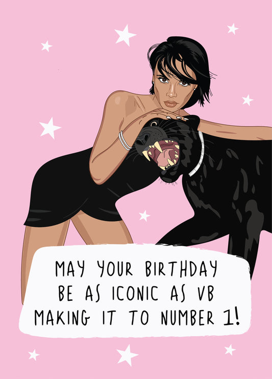 May Your Birthday Be Iconic - Victoria Beckham Birthday Card