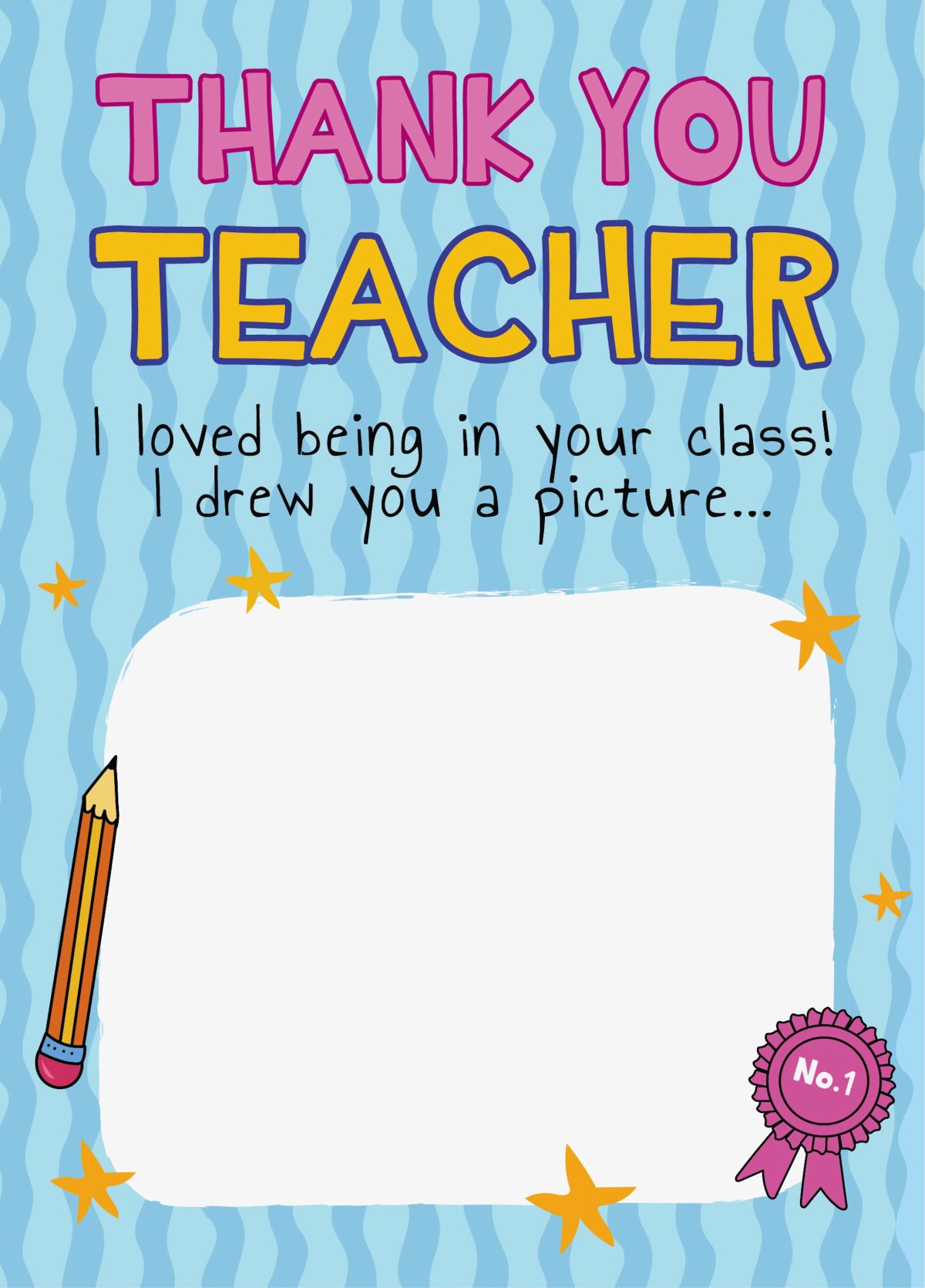 Thank You Teacher - DIY Thank You Teacher Card