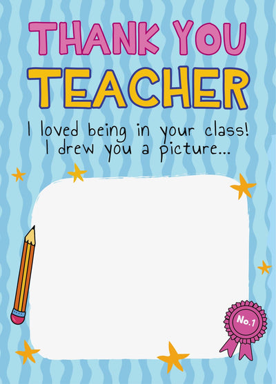 Thank You Teacher - DIY Thank You Teacher Card