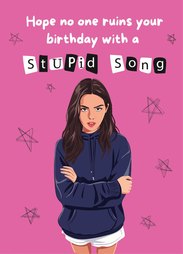 Olivia Rodrigo Birthday Card