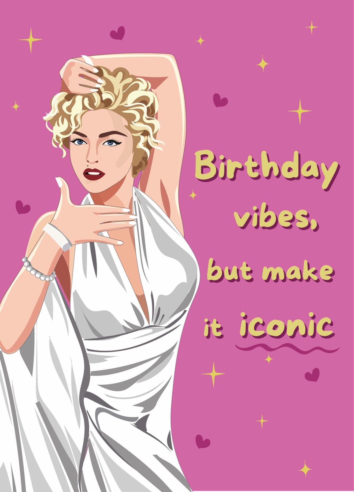 Birthday Vibes - Madonna Birthday Card