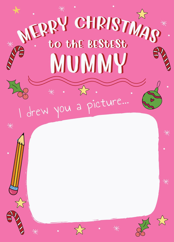 Merry Christmas Mummy - Personalised Mummy Christmas Card