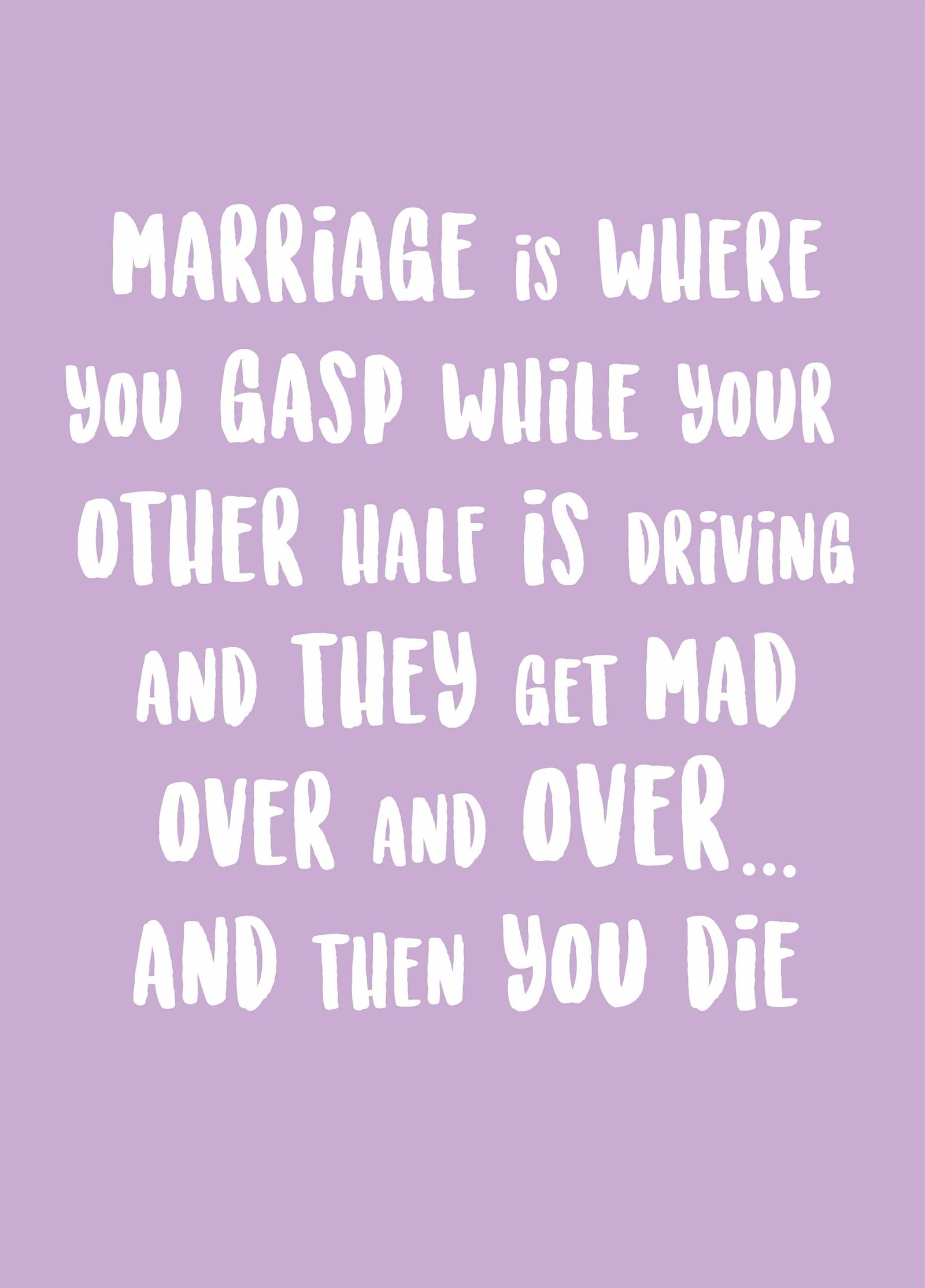 Marriage Is Where Anniversary Card
