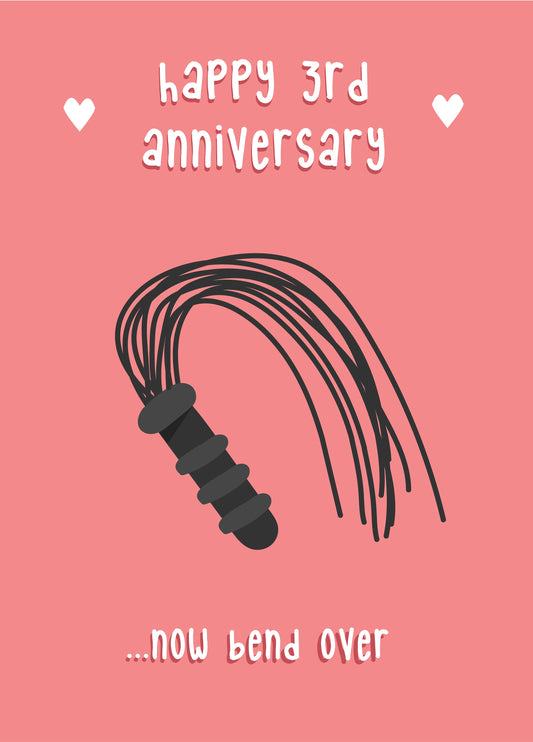 Happy 3rd Anniversary Card