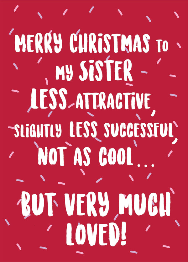 Merry Christmas Sister Card