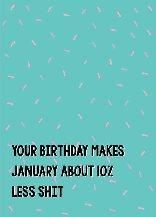 January Birthday Card