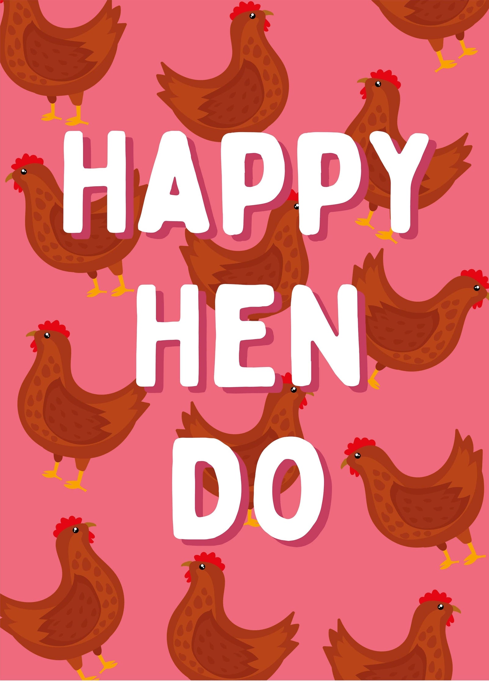 Happy Hen Party Card
