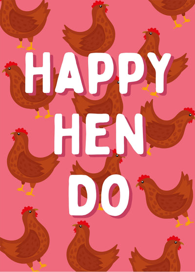 Happy Hen Party Card