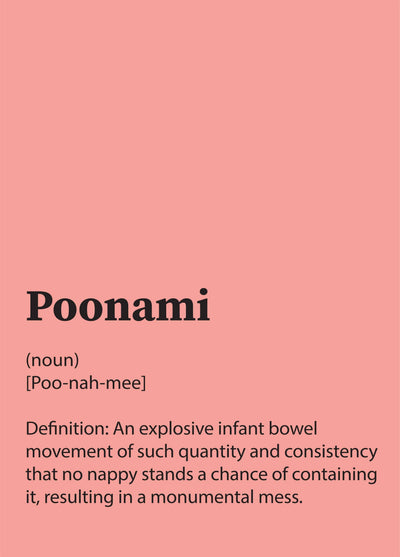 Poonami - New Baby Card
