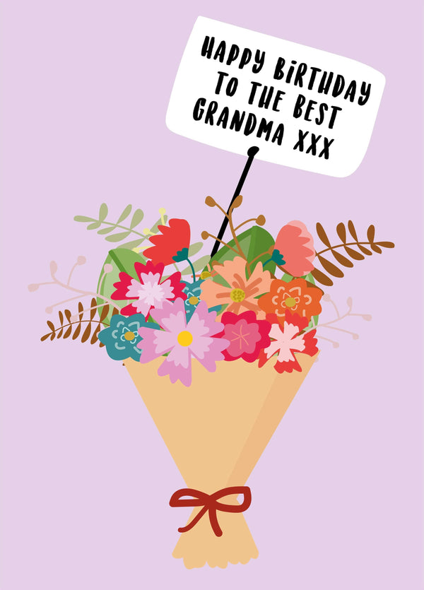Happy Birthday Grandma Card