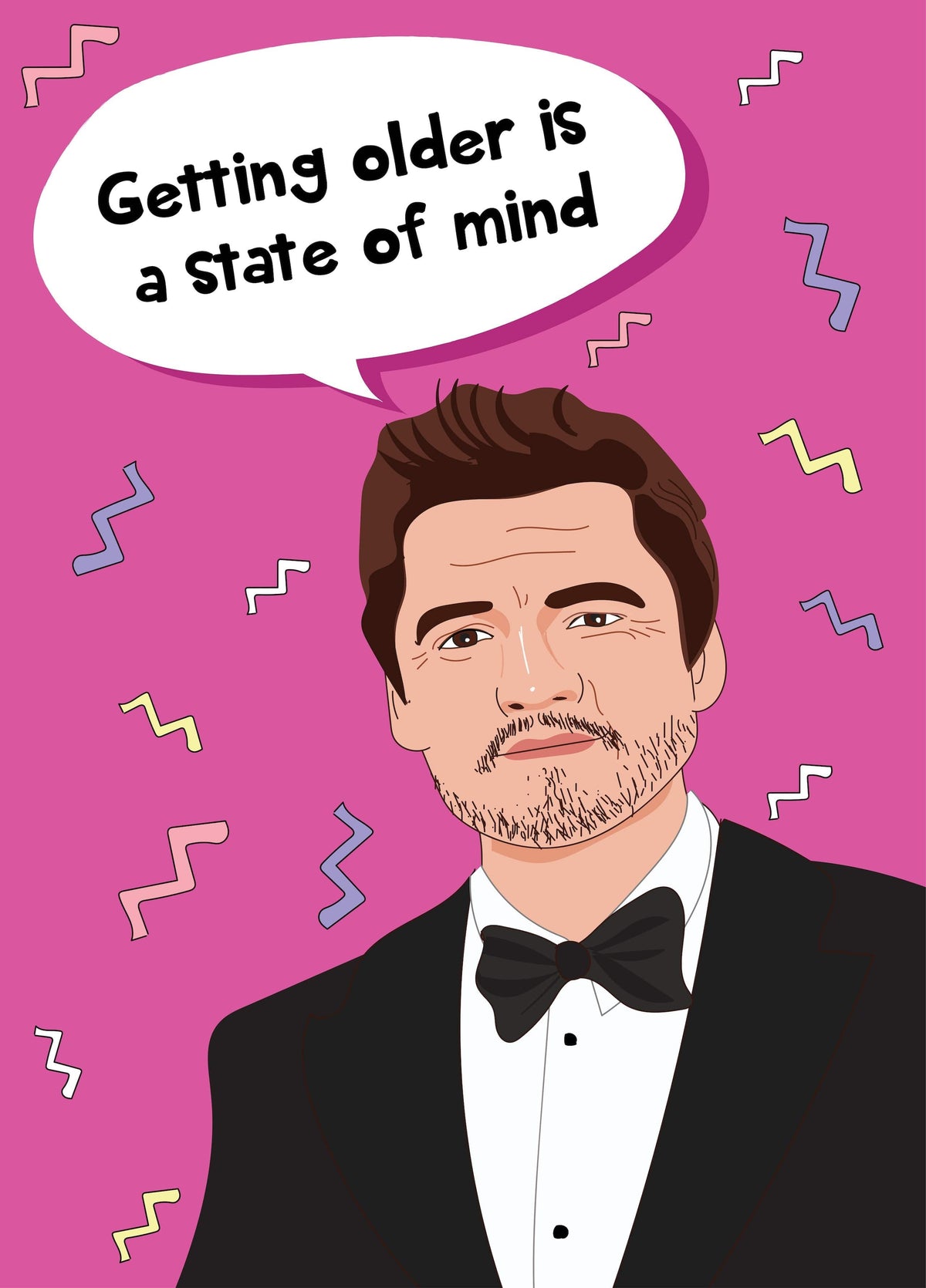 Pedro Pascal Happy Birthday Card