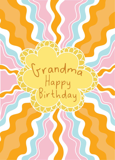 Happy Birthday Grandma Card