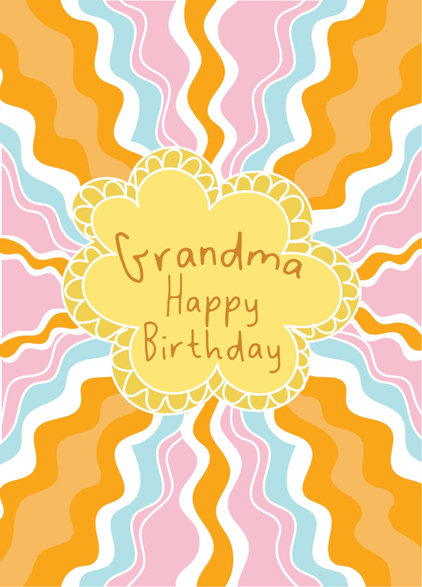 Happy Birthday Grandma Card
