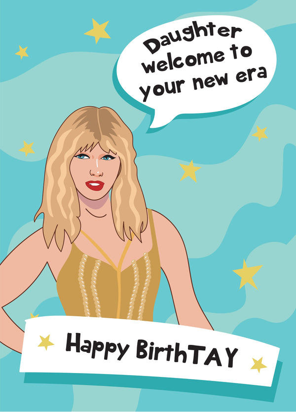 Taylor Swift Happy Birthday Daughter Birthday Card