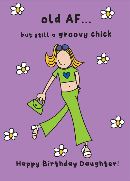 Groovy Chick Happy Birthday