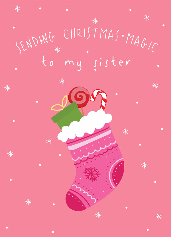 Sending Christmas Magic To You Sister