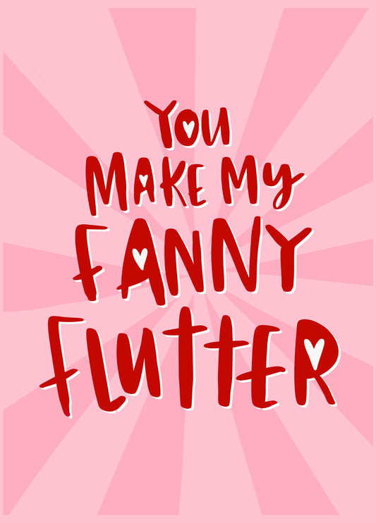 Fanny Flutter Card