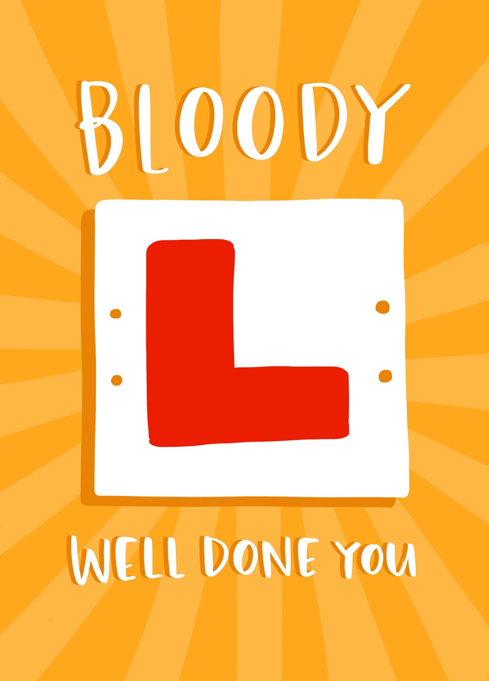 Well Done You! Card