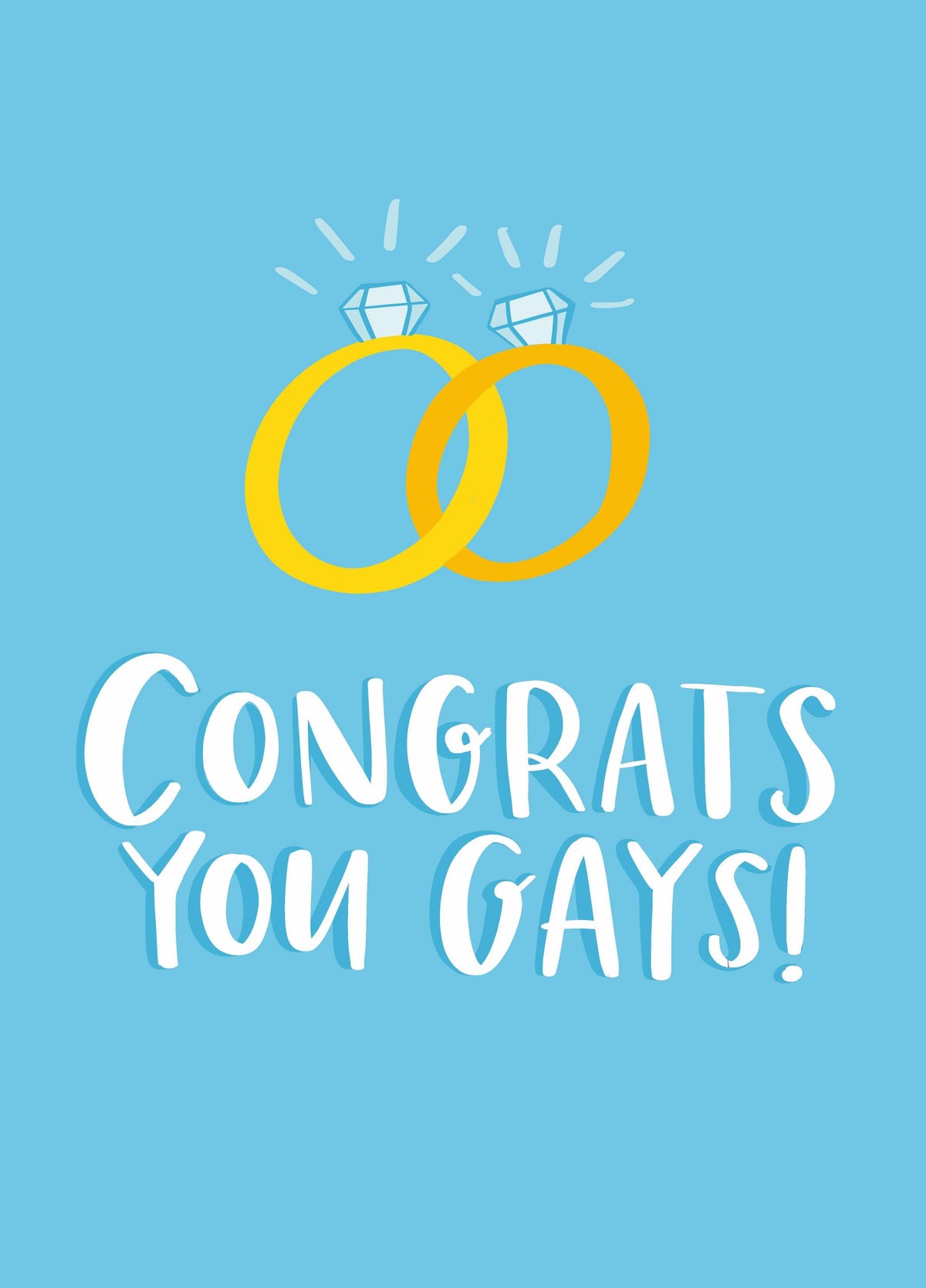 Congrats You Gays! Card