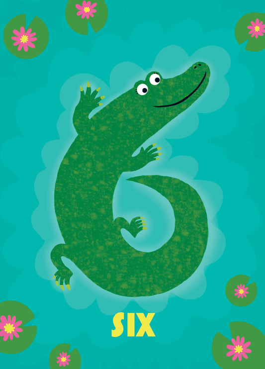 6th Birthday Card