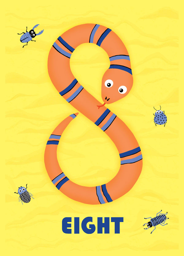 8th Birthday Card