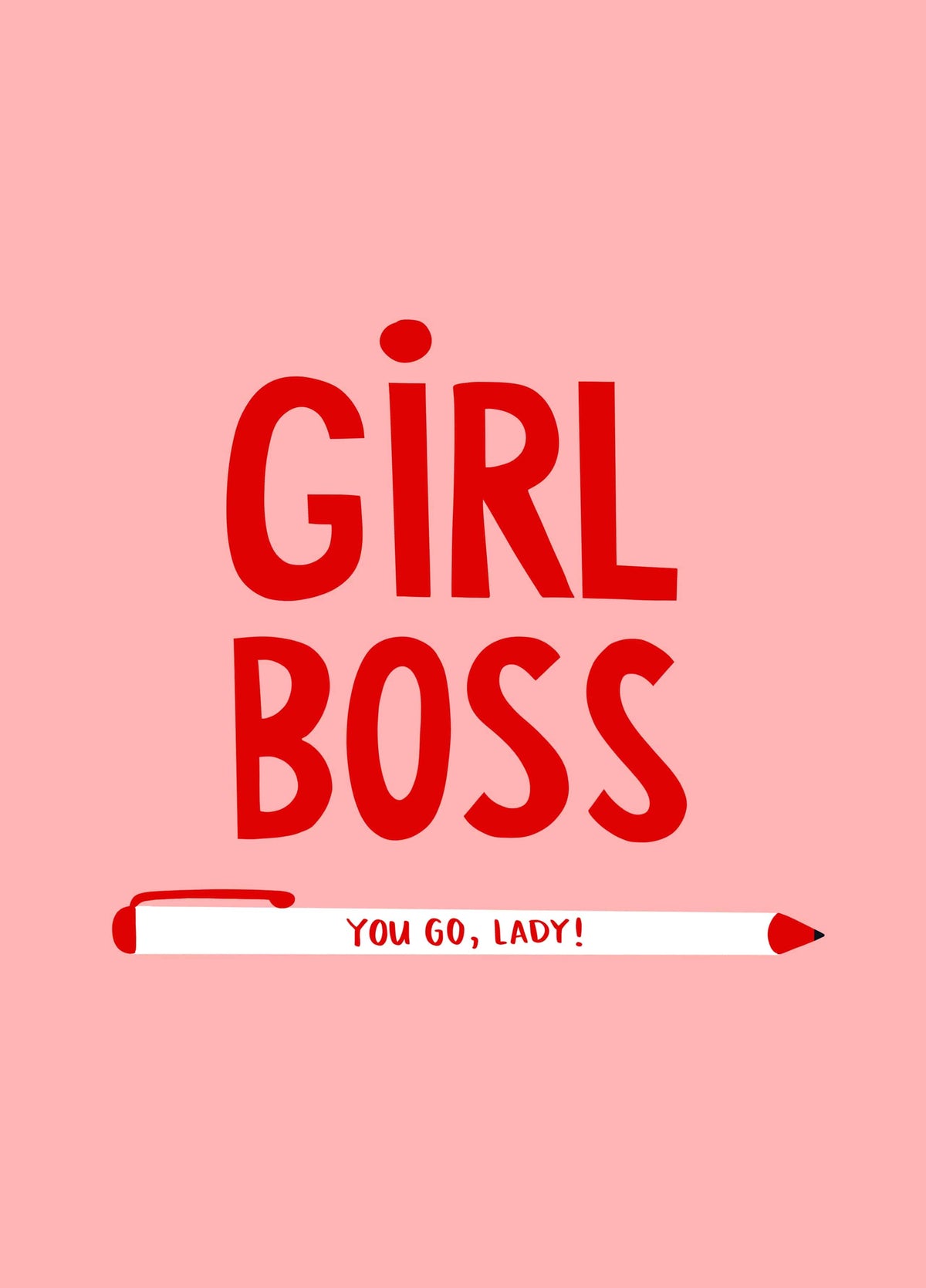 Girl Boss Card