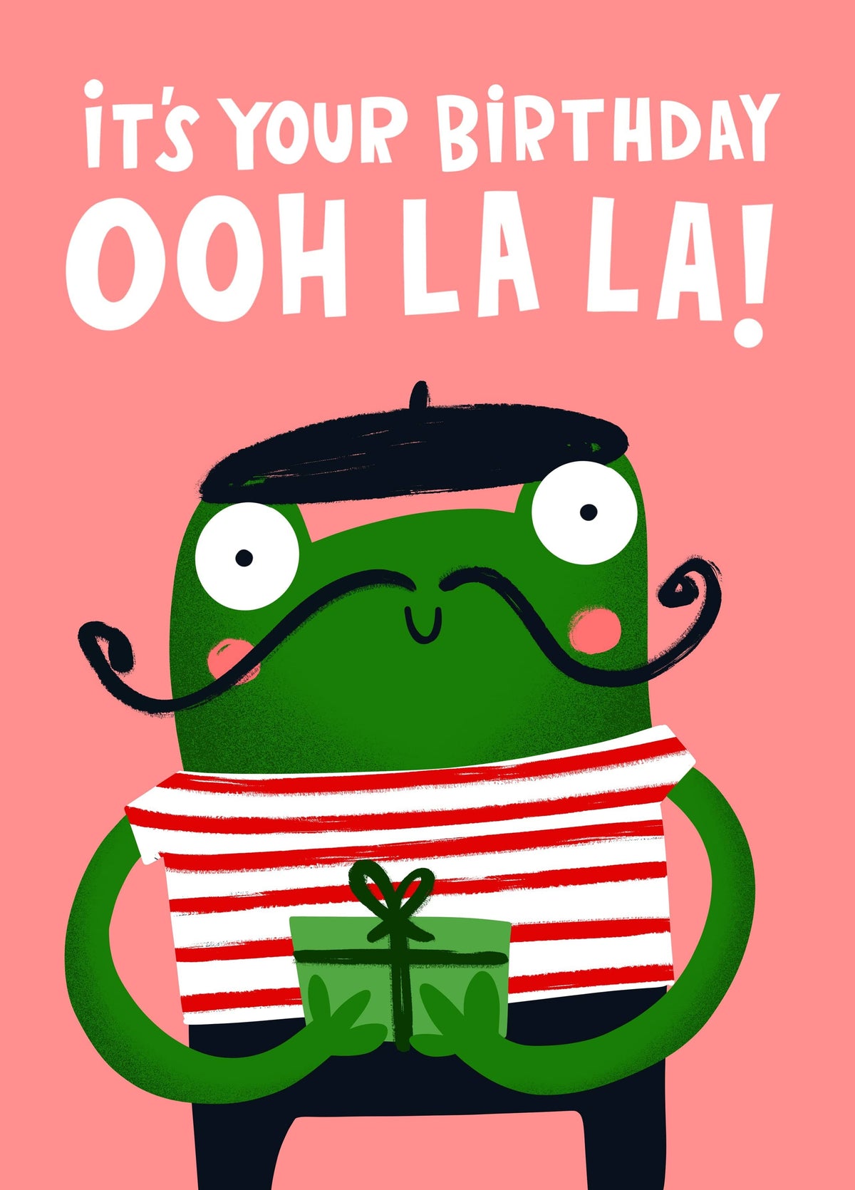 French Frog Card