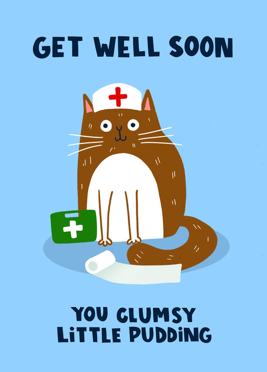Clumsy Pudding Card