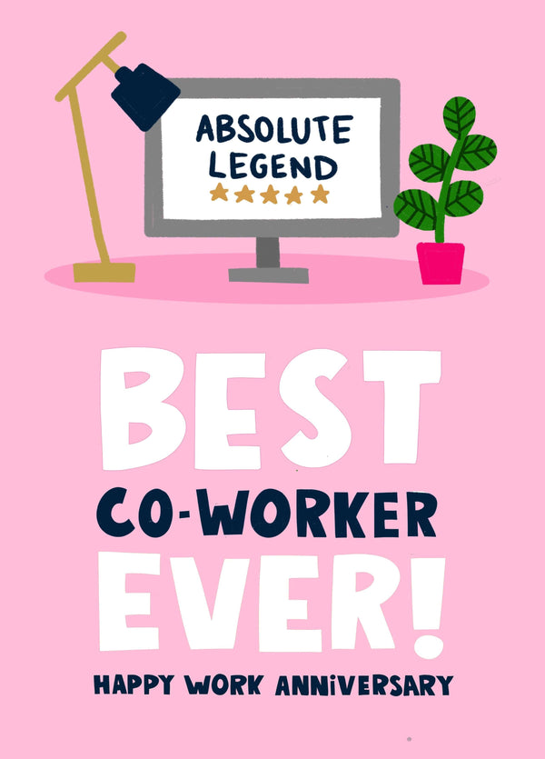Best Co-Worker Ever Card
