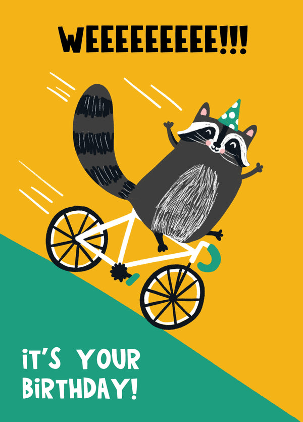 Racoon Card