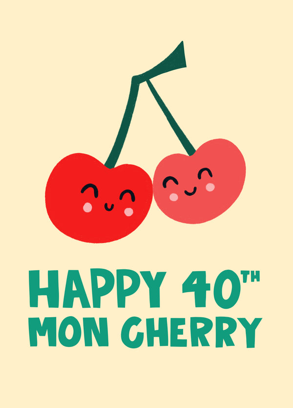 Mon Cherry 40 Card