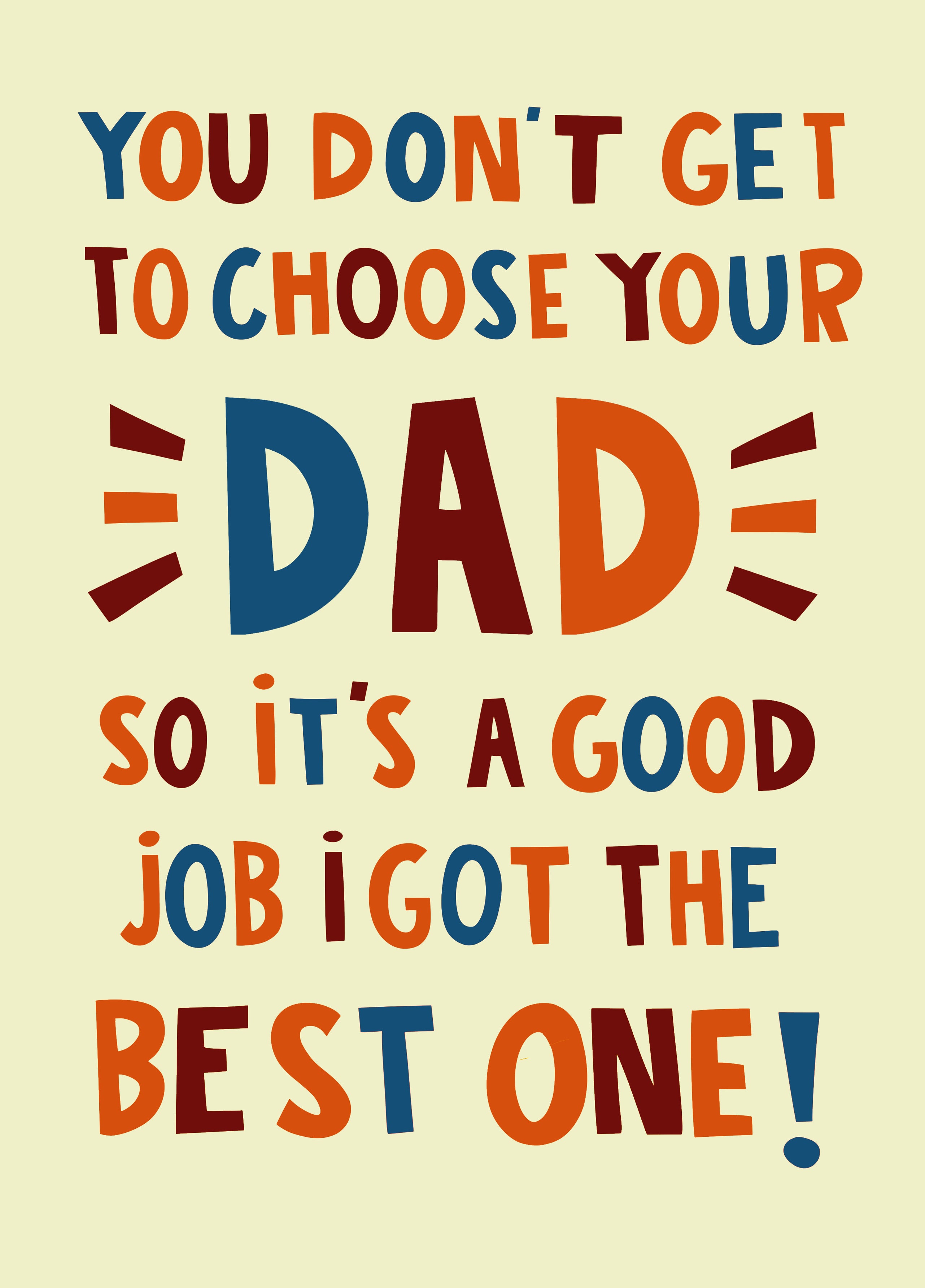 Best One Dad – Scribbler Cards & Gifts