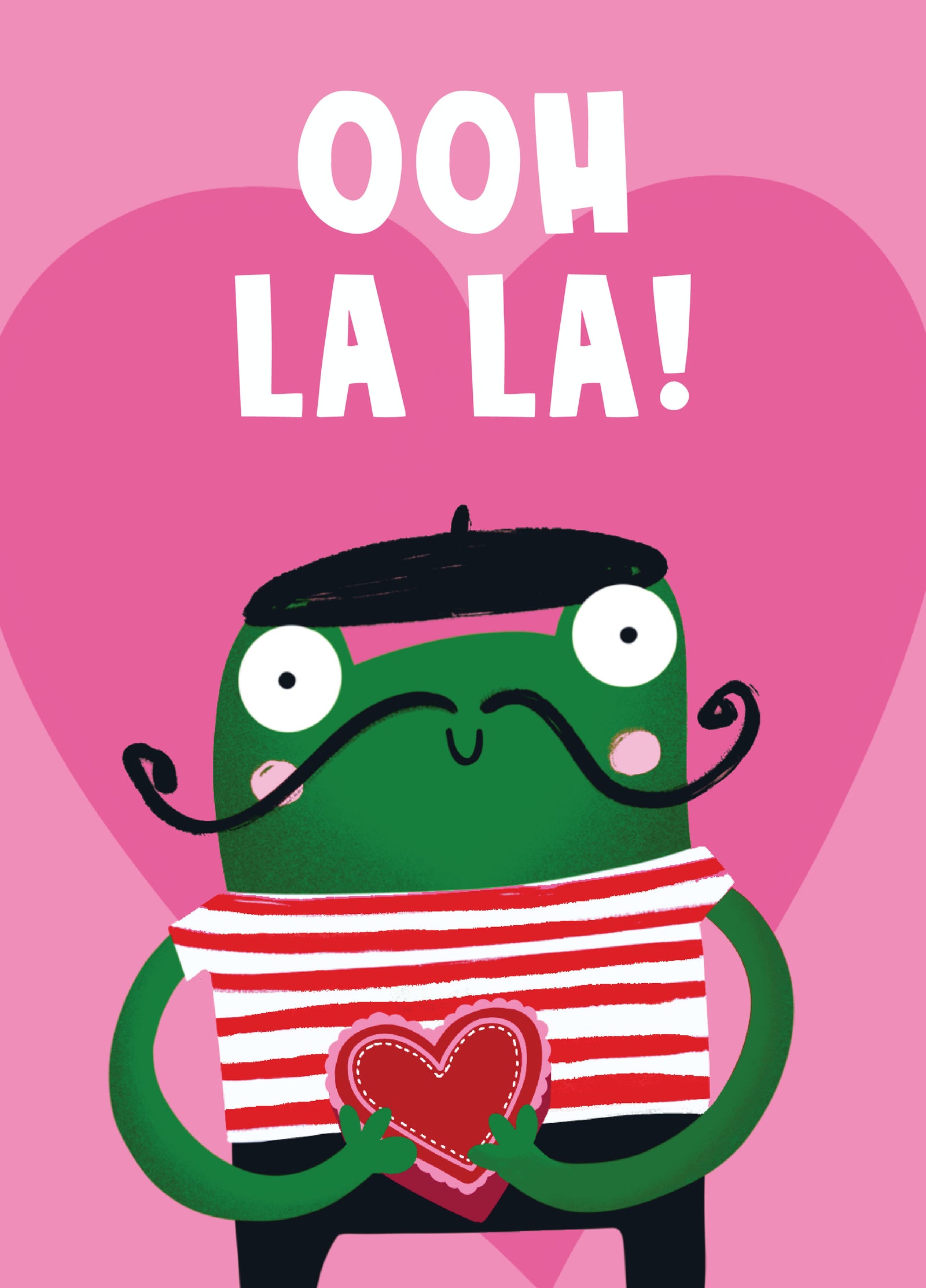 French Frog Valentine's