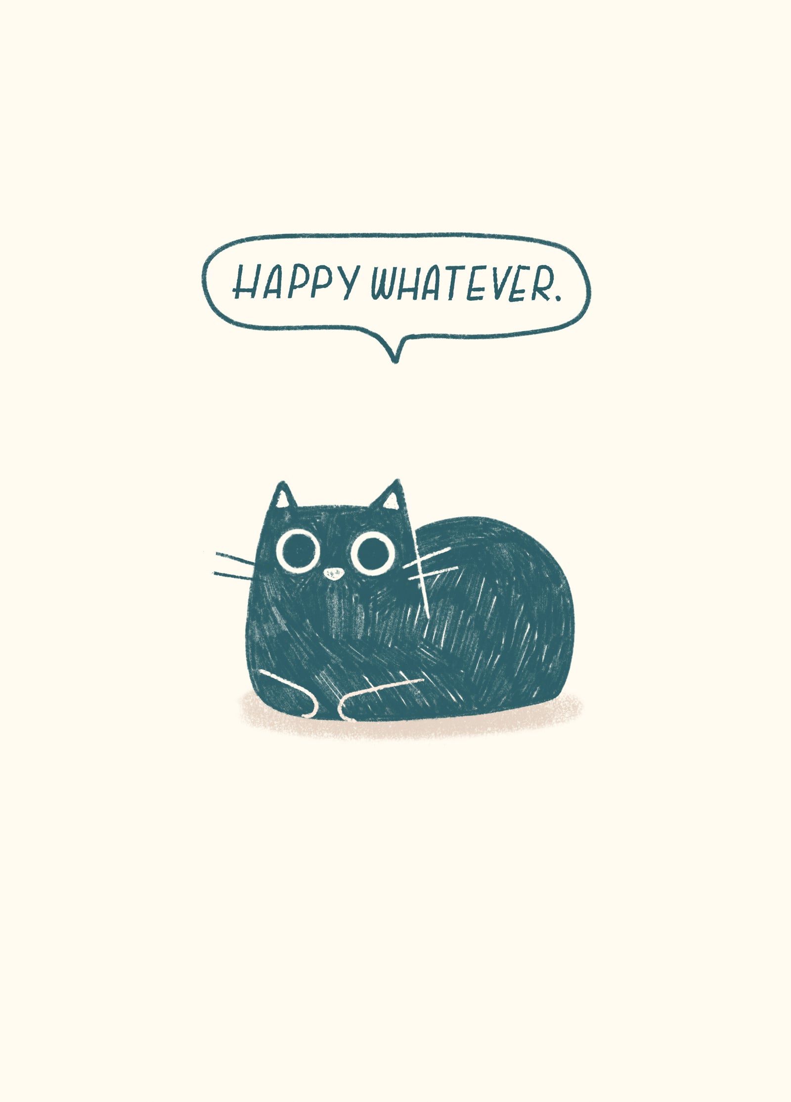 Dry Humour Cat Birthday Card