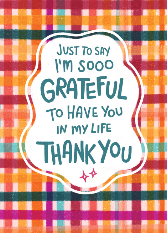 So Grateful Thank You Card