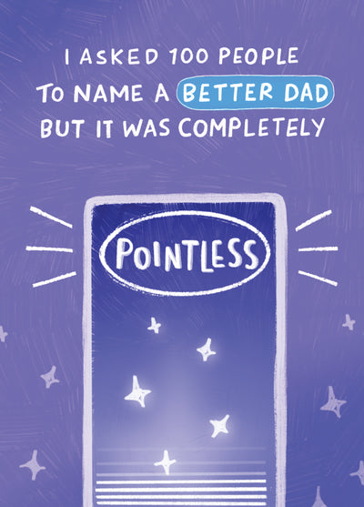 Pointless Father's Day Card