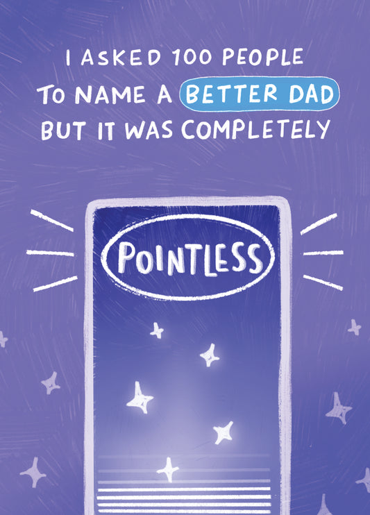 Pointless Father's Day Card