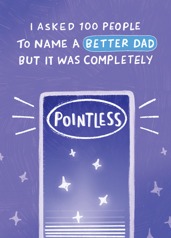 Pointless Father's Day Card