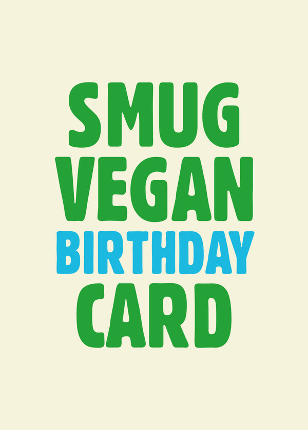 Smug Vegan